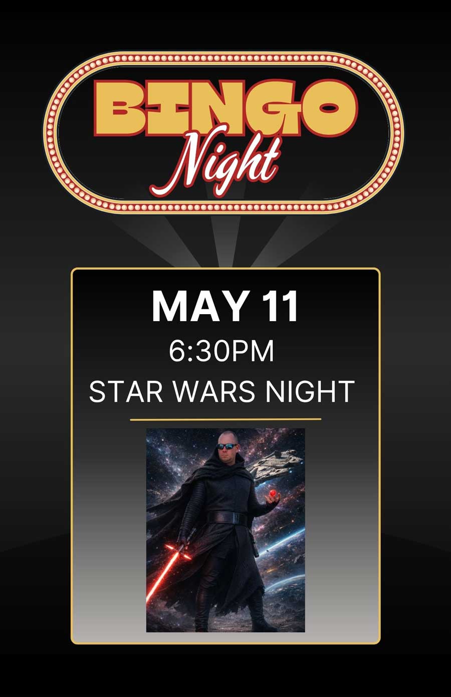 Star Wars Bingo Night at the Social Haus May 11