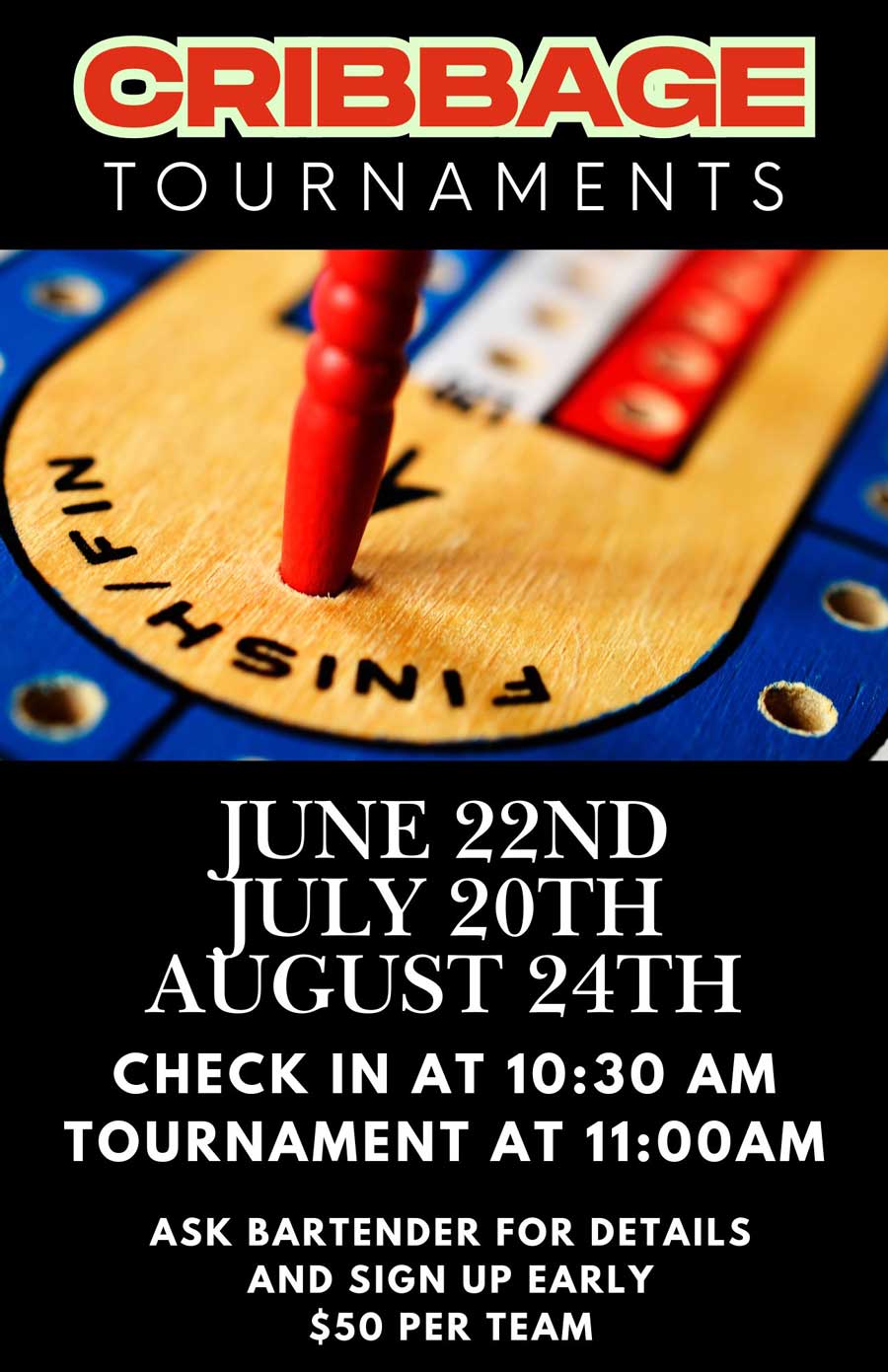 Cribbage at the Social Haus summer 2025