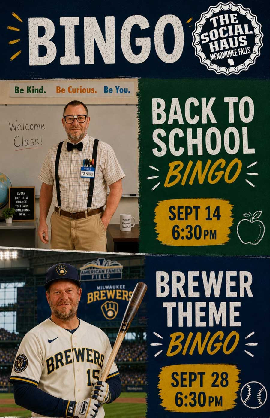 Bingo at Social Haus september