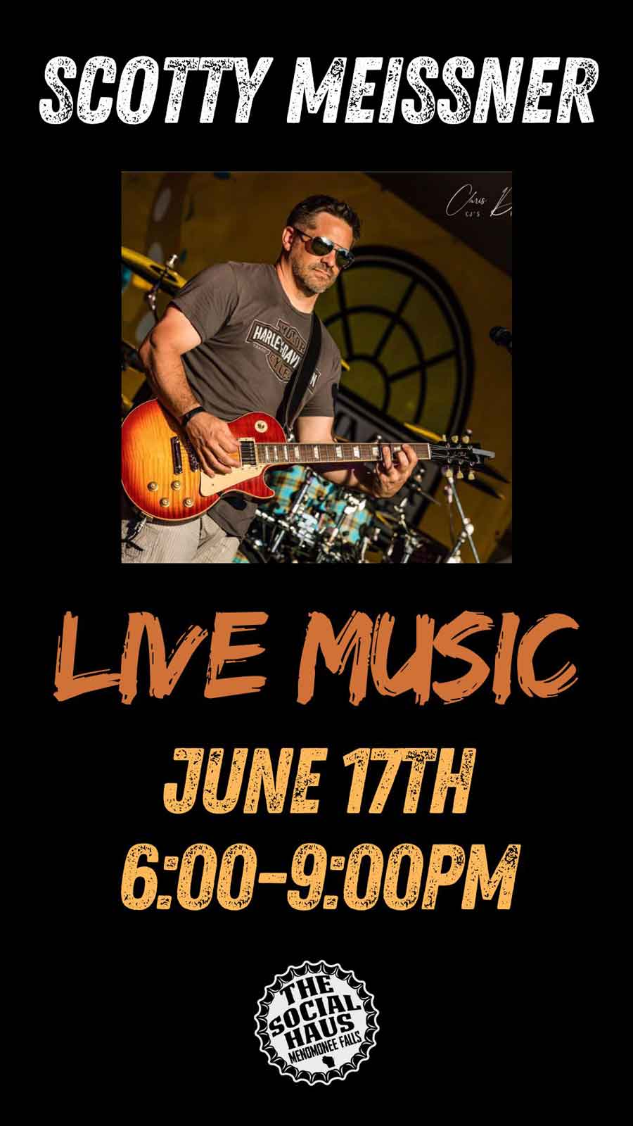 Scotty Meissner live at the Social Haus on Jue 17 at 6pm